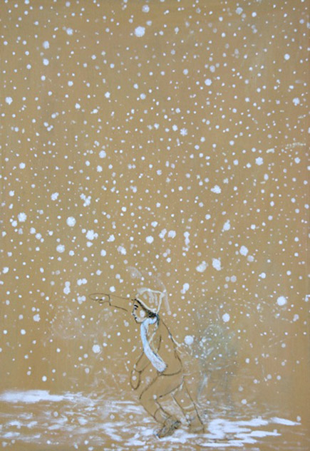 Right side of Snow Diptic